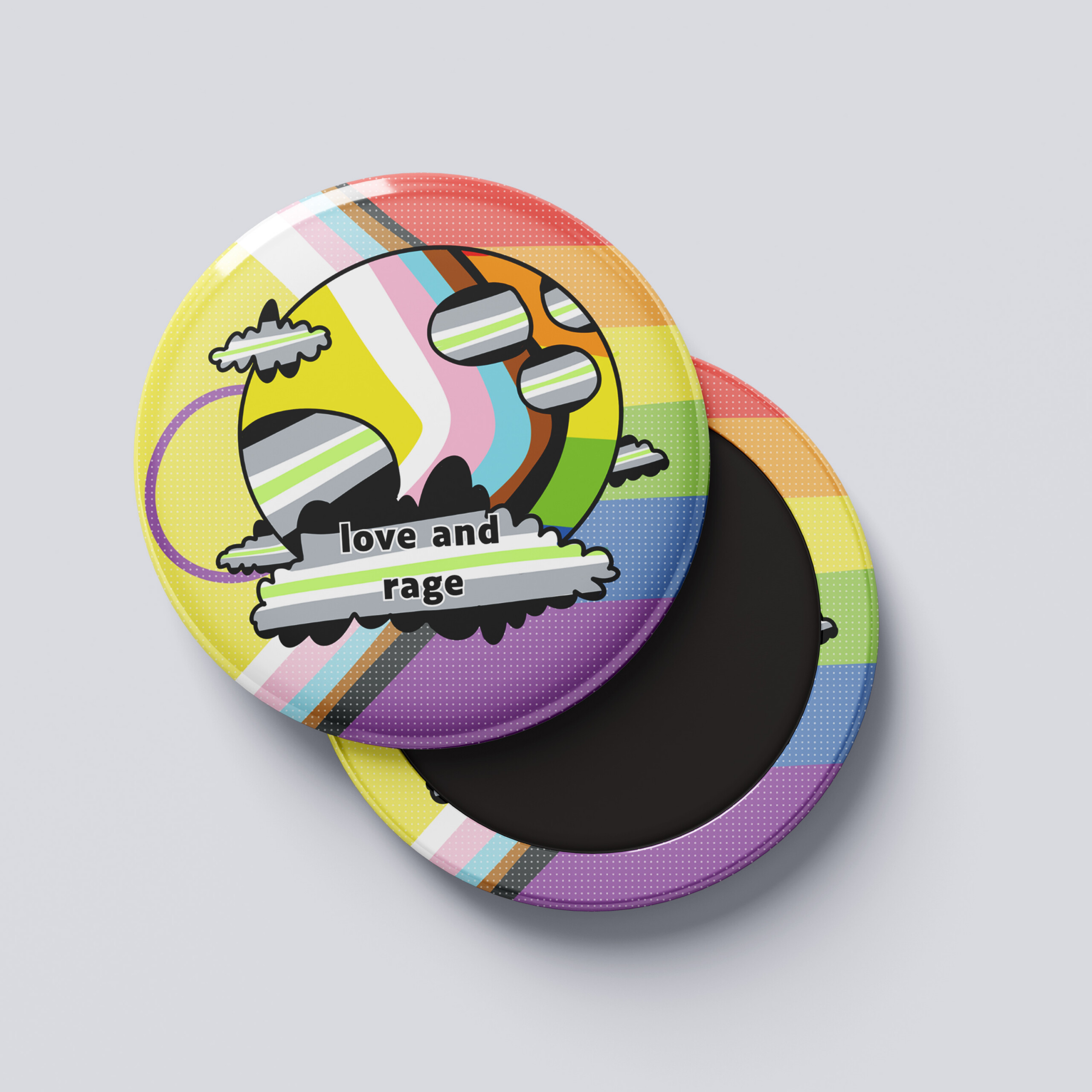 Badge - Love and rage - Agenre – Image 3