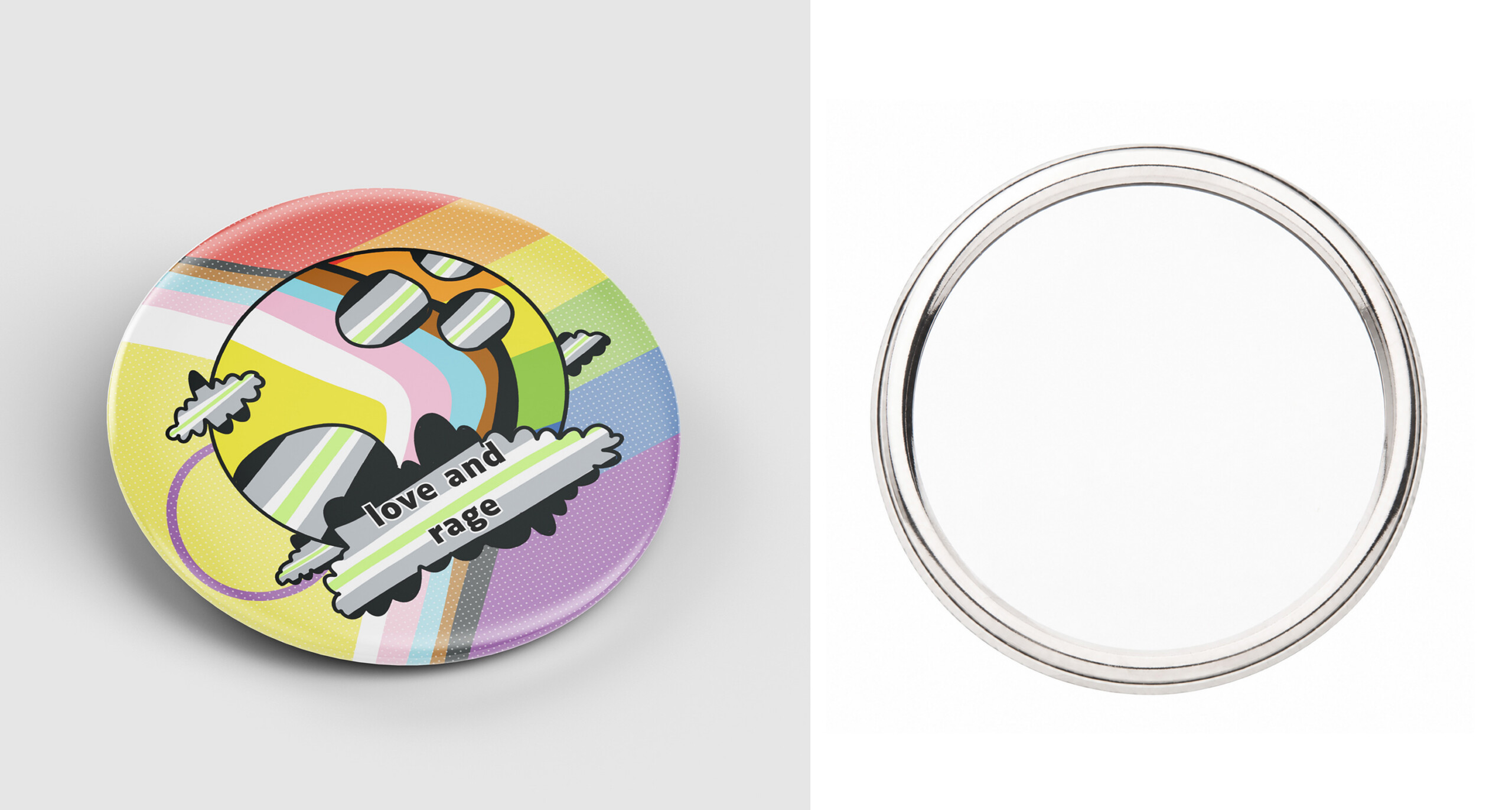 Badge - Love and rage - Agenre – Image 4