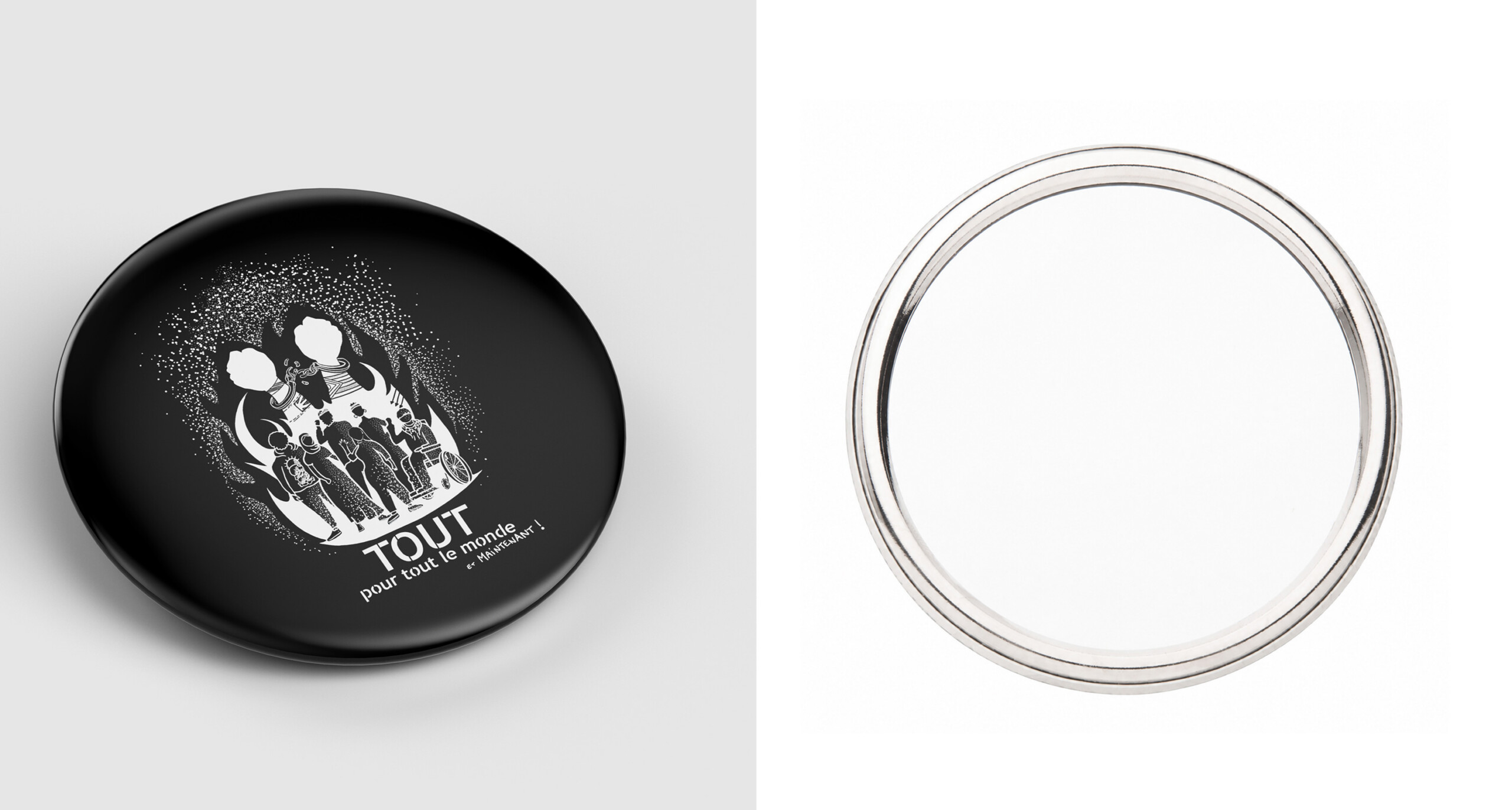Badge - Tout pour le monde et maintenant ! – Image 4