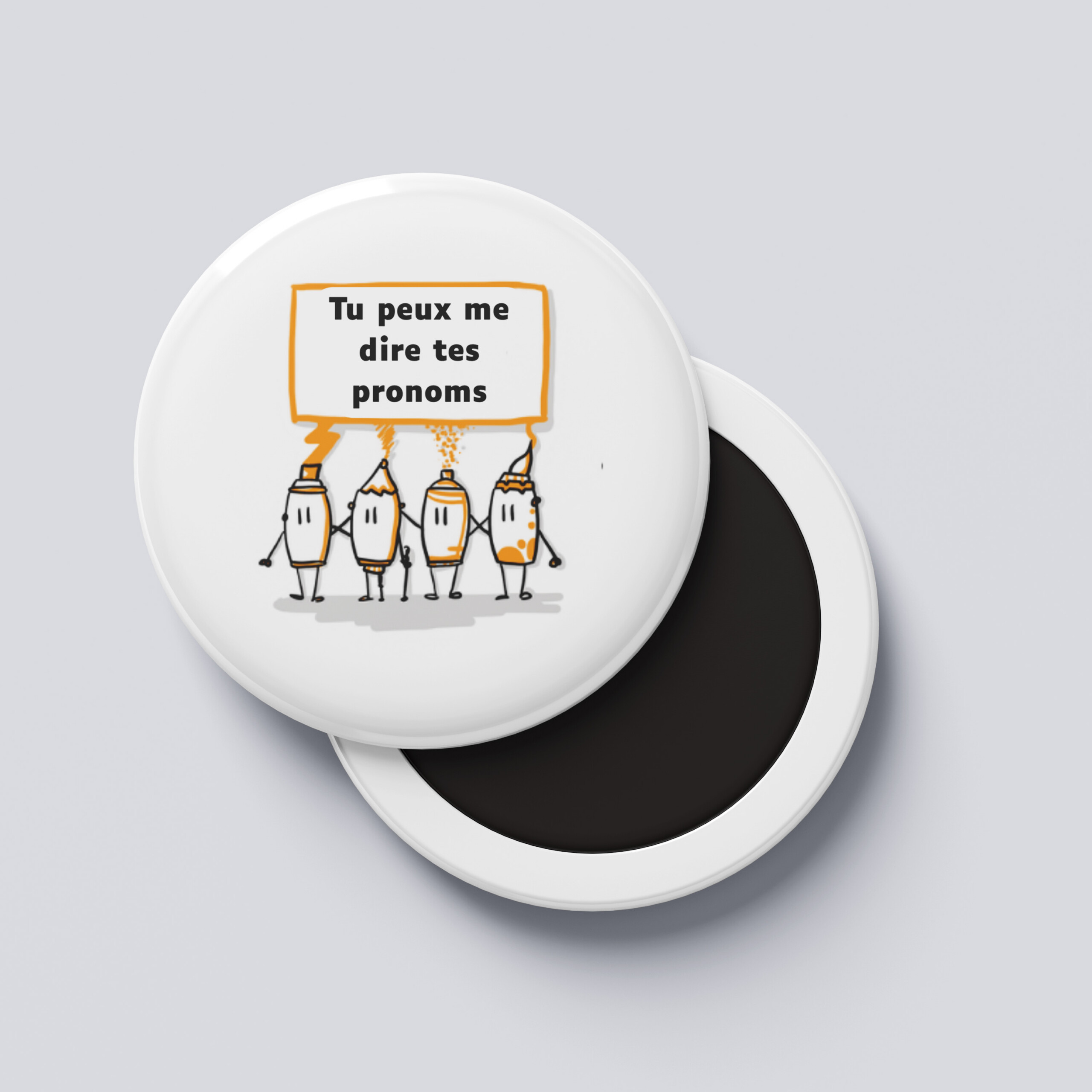 Badge - Tu peux me dire tes pronoms – Image 3