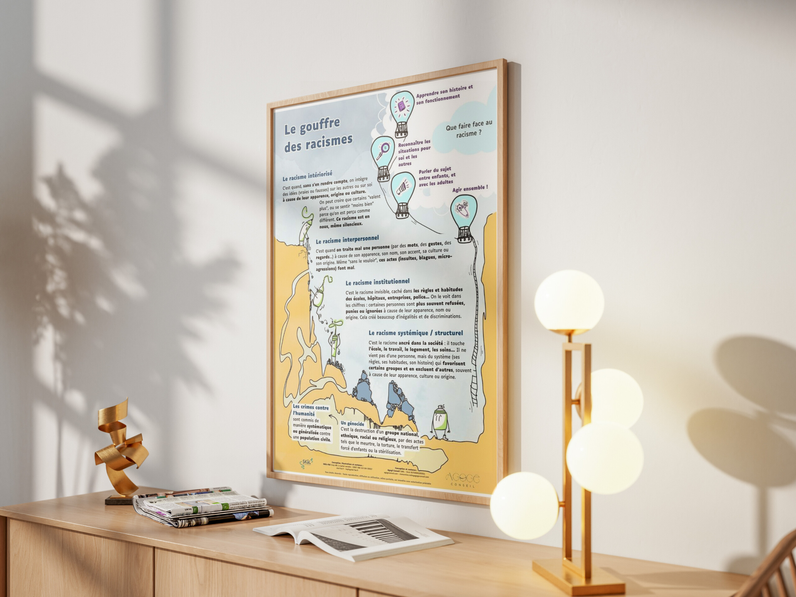 Affiche - Le gouffre des racismes (version en langage clair) – Image 3