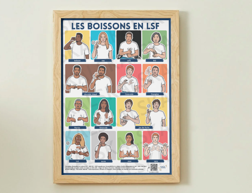 Affiche - Les boissons en LSF – Image 3
